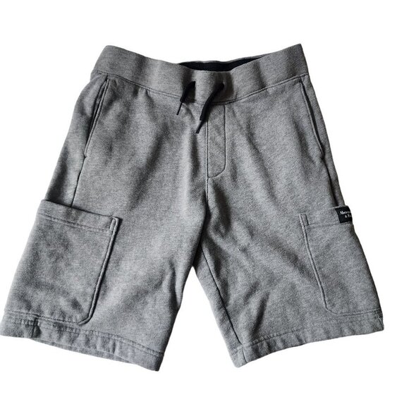 Abercrombie Kids Gray Fleece Shorts Youth Boy's Size 13-14 - Picture 1 of 8